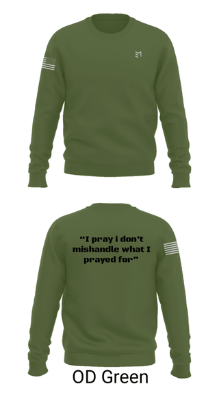 Crew Neck Sweatshirt, , Army, Teamtime, Team time, sublimation, custom sports apparel, team uniforms, spirit wear, spiritwear, sports uniforms, custom shirts, team store, custom team store, fundraiser sports, apparel fundraiser