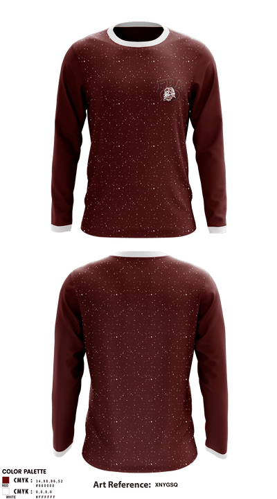 First Baptist Academy Cheerleading 10096109 Long Sleeve Performance Shirt - 1