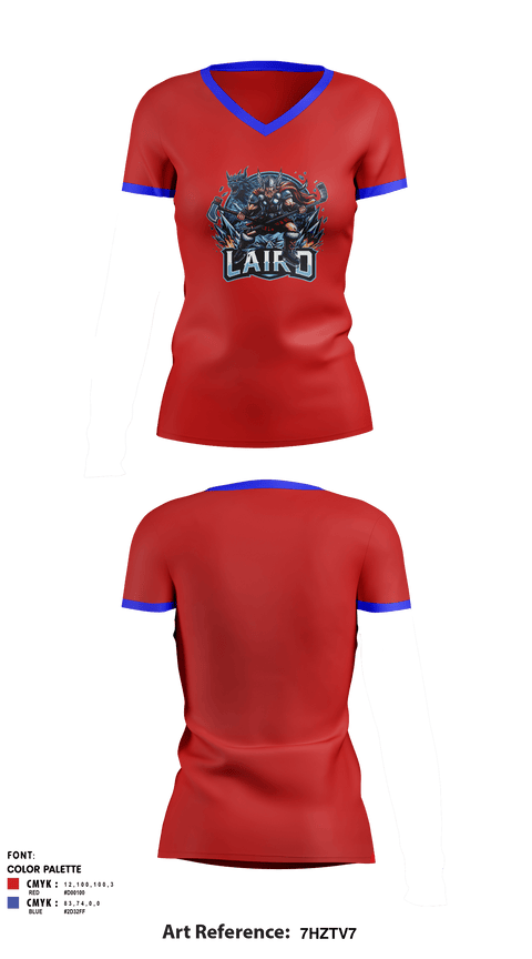 Women's Short Sleeve Vneck Shirt, Laird Hockey, Ice Hockey, Teamtime, Team time, sublimation, custom sports apparel, team uniforms, spirit wear, spiritwear, sports uniforms, custom shirts, team store, custom team store, fundraiser sports, apparel fundraiser