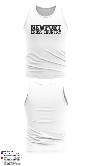Tank Top, Newport High School Cross Country, Cross Country, Teamtime, Team time, sublimation, custom sports apparel, team uniforms, spirit wear, spiritwear, sports uniforms, custom shirts, team store, custom team store, fundraiser sports, apparel fundraiser