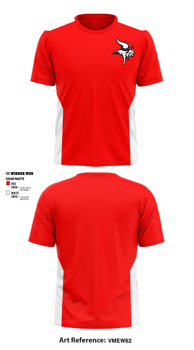 Whitehall High School Soccer 28696426 Short Sleeve Performance Shirt - 1