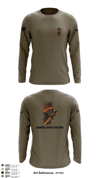 CBFD tac medics 89329509 Long Sleeve Performance Shirt - 5