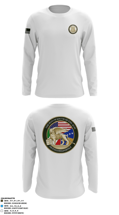 Vicenza Field Office 4611375 Long Sleeve Performance Shirt - 3