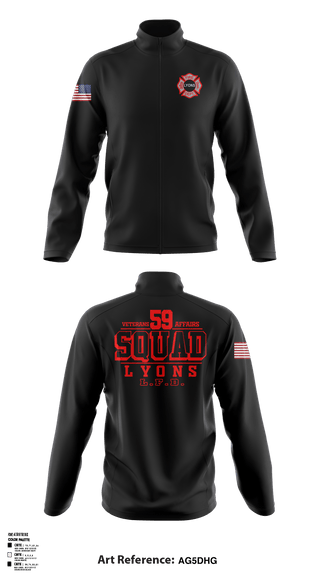 Fleece Jacket, , Fire Department, Teamtime, Team time, sublimation, custom sports apparel, team uniforms, spirit wear, spiritwear, sports uniforms, custom shirts, team store, custom team store, fundraiser sports, apparel fundraiser