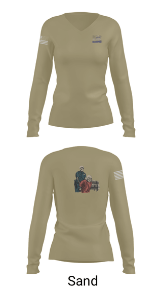 Women's Long Sleeve Vneck Shirt, , Police, Teamtime, Team time, sublimation, custom sports apparel, team uniforms, spirit wear, spiritwear, sports uniforms, custom shirts, team store, custom team store, fundraiser sports, apparel fundraiser