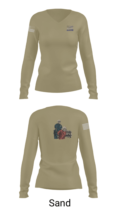 Baker Team Bounty Hunters 96726198 Women's Long Sleeve V-neck Shirt - 42