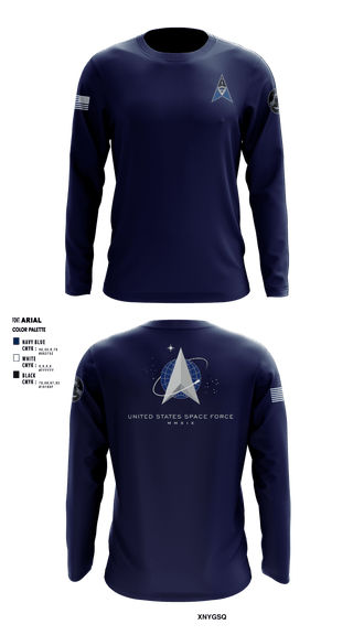Long Sleeve Performance Shirt, , Space Force, Teamtime, Team time, sublimation, custom sports apparel, team uniforms, spirit wear, spiritwear, sports uniforms, custom shirts, team store, custom team store, fundraiser sports, apparel fundraiser