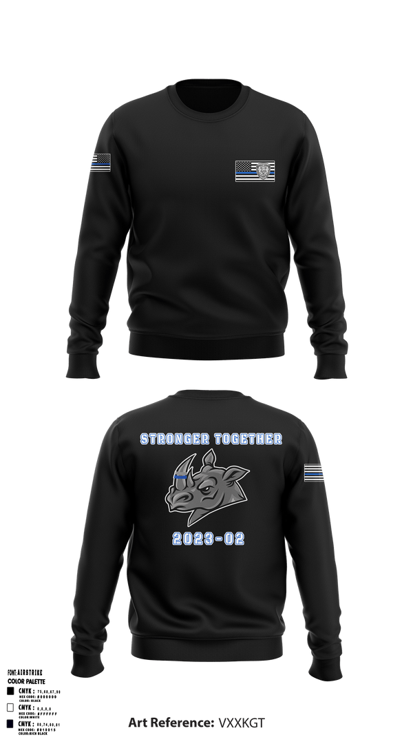 Crew Neck Sweatshirt, SDRPA, Police, Teamtime, Team time, sublimation, custom sports apparel, team uniforms, spirit wear, spiritwear, sports uniforms, custom shirts, team store, custom team store, fundraiser sports, apparel fundraiser