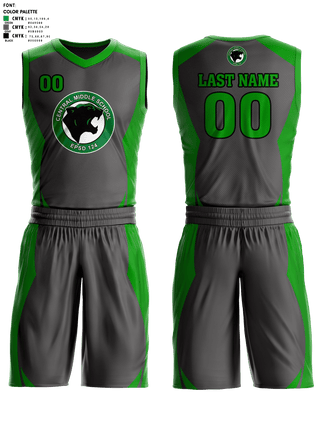 Basketball Uniform, CMS Basketball, Men's Basketball, Teamtime, Team time, sublimation, custom sports apparel, team uniforms, spirit wear, spiritwear, sports uniforms, custom shirts, team store, custom team store, fundraiser sports, apparel fundraiser