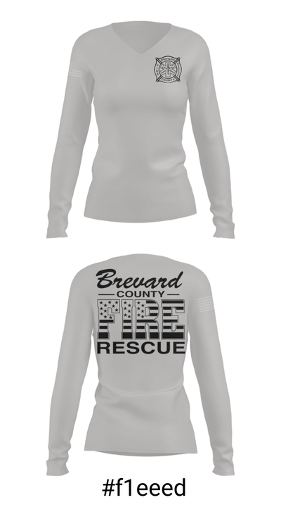BCFR 93029209 Women's Long Sleeve V-neck Shirt - 7