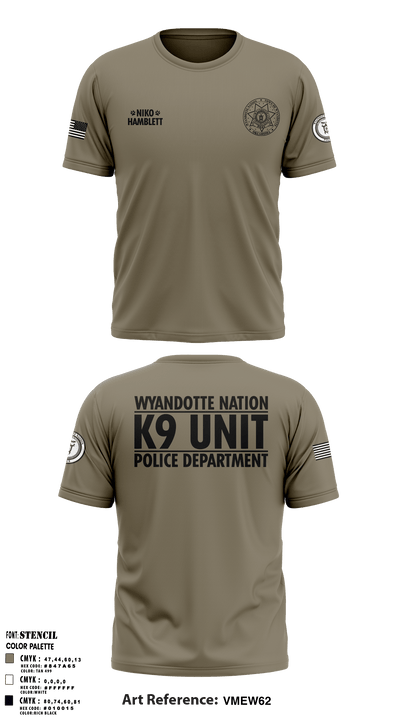 K9 Unit 27578074 Short Sleeve Performance Shirt - 4