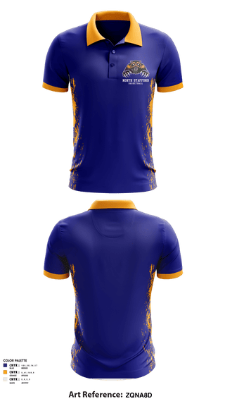 Short Sleeve Performance Polo, North Stafford High School Basketball, Women's Basketball, Teamtime, Team time, sublimation, custom sports apparel, team uniforms, spirit wear, spiritwear, sports uniforms, custom shirts, team store, custom team store, fundraiser sports, apparel fundraiser