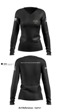 City of Bartlett City Jail 55207514 Women's Long Sleeve V-neck Shirt - 1