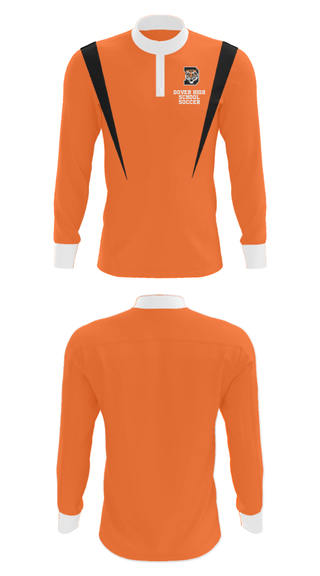 Quarter Zip Jacket, Dover High School Soccer, Men's Soccer, Teamtime, Team time, sublimation, custom sports apparel, team uniforms, spirit wear, spiritwear, sports uniforms, custom shirts, team store, custom team store, fundraiser sports, apparel fundraiser