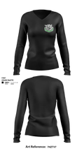 Arundel High School Tennis 48862297 Women's Long Sleeve V-neck Shirt - 1