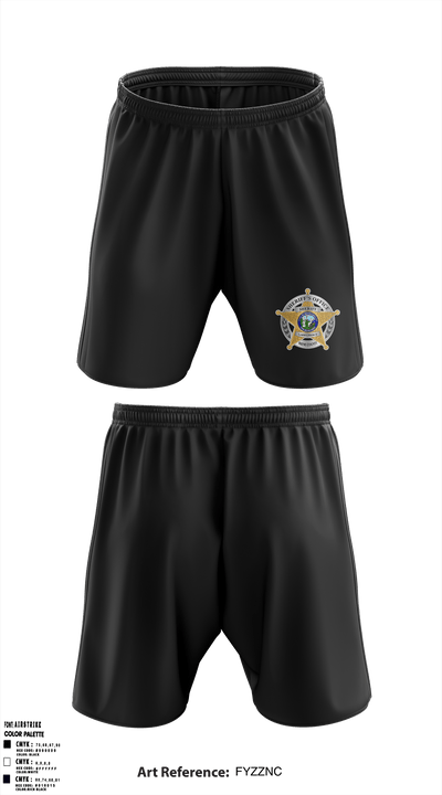 Wayne County K9 Team 22596021 Athletic Shorts With Pockets - 49