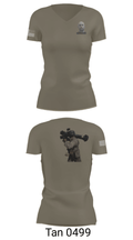 B-Troop 1/11 ACR 72501441 Women's Short Sleeve V-neck Shirt - 36