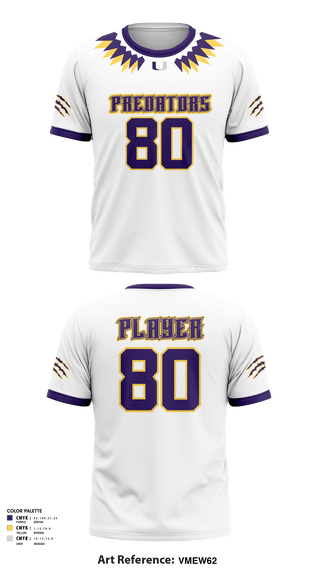 Short Sleeve Performance Shirt, San Antonio Predators, Football, Teamtime, Team time, sublimation, custom sports apparel, team uniforms, spirit wear, spiritwear, sports uniforms, custom shirts, team store, custom team store, fundraiser sports, apparel fundraiser