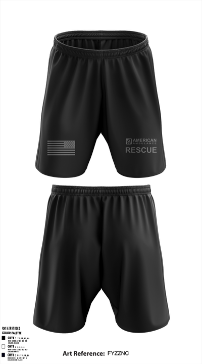 American Ambulance Rescue 49557589 Athletic Shorts With Pockets - 1