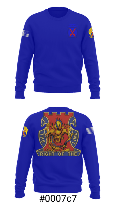 2nd battalion 14th infantry regiment 17334538 Crew Neck Sweatshirt - 7
