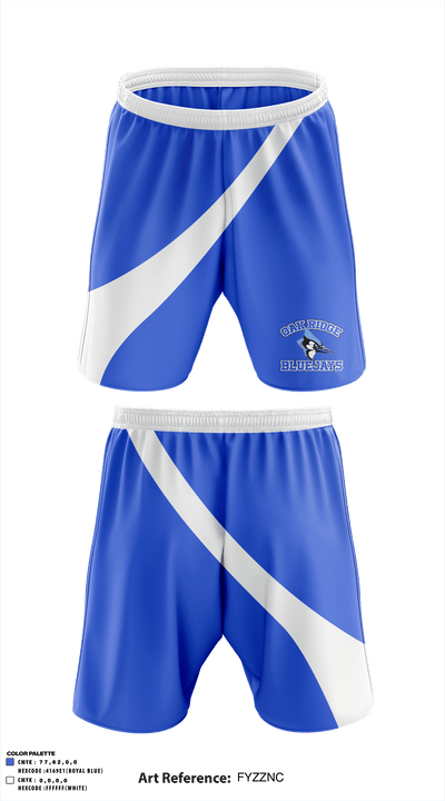 Oak Ridge R-6 High School 85998185 Athletic Shorts With Pockets - 3