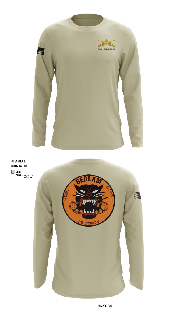 Long Sleeve Performance Shirt, HHC 1-635TH AR, National Guard, Teamtime, Team time, sublimation, custom sports apparel, team uniforms, spirit wear, spiritwear, sports uniforms, custom shirts, team store, custom team store, fundraiser sports, apparel fundraiser