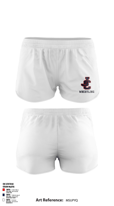 Jefferson County High School Wrestling 39623353 Women's Shorts - 28