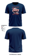 Copperas Chiefs 93621258 Short Sleeve Performance Shirt - 22
