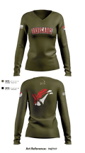 2-6 Cav Alpha troop Renegades 57667590 Women's Long Sleeve V-neck Shirt - 9