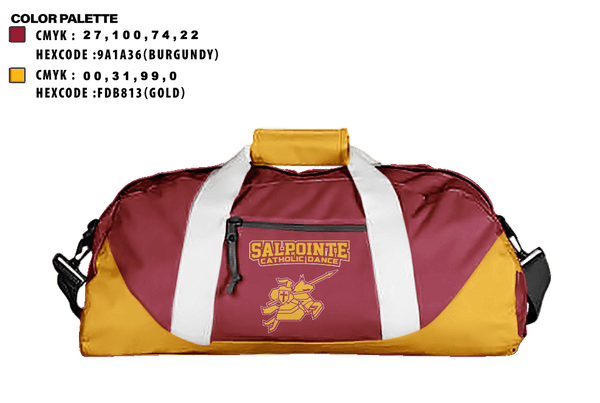 Duffle Bag, Salpointe Catholic High School Dance, Spirit Store, Teamtime, Team time, sublimation, custom sports apparel, team uniforms, spirit wear, spiritwear, sports uniforms, custom shirts, team store, custom team store, fundraiser sports, apparel fundraiser