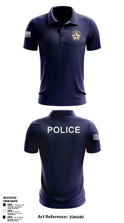 Jacksboro Police Department 19640406 Short Sleeve Performance Polo - 5