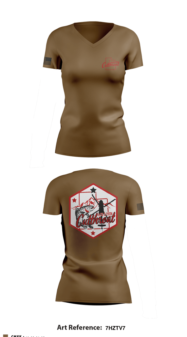 Women's Short Sleeve Vneck Shirt, , Army, Teamtime, Team time, sublimation, custom sports apparel, team uniforms, spirit wear, spiritwear, sports uniforms, custom shirts, team store, custom team store, fundraiser sports, apparel fundraiser
