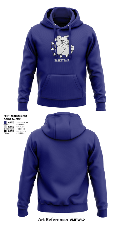 Westerly Middle School Basketball 95403838 Hoodie - 4