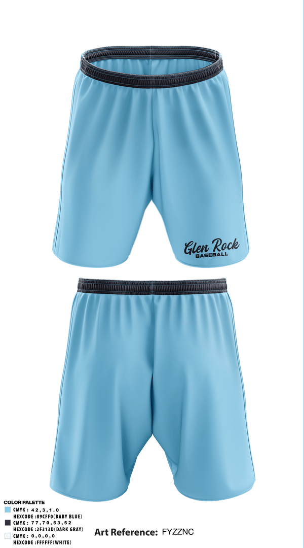 Athletic Shorts With Pockets, Glen Rock Panthers 12U, Baseball, Teamtime, Team time, sublimation, custom sports apparel, team uniforms, spirit wear, spiritwear, sports uniforms, custom shirts, team store, custom team store, fundraiser sports, apparel fundraiser