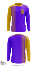 Showalter Middle School Wrestling 32132002 Long Sleeve Rash Guard Shirt - 1