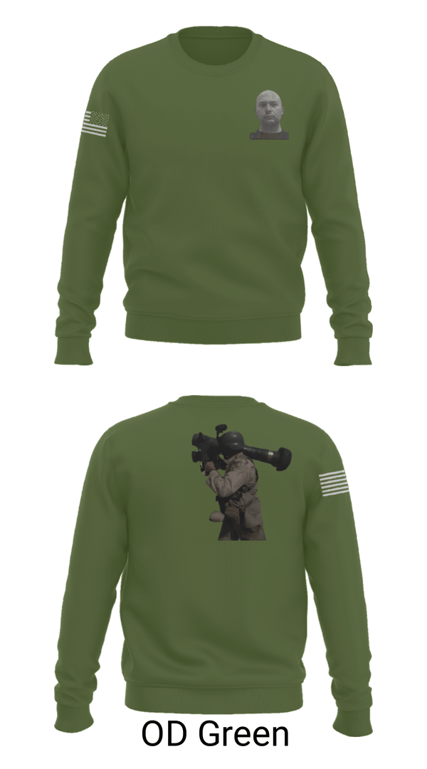Crew Neck Sweatshirt, , Army, Teamtime, Team time, sublimation, custom sports apparel, team uniforms, spirit wear, spiritwear, sports uniforms, custom shirts, team store, custom team store, fundraiser sports, apparel fundraiser