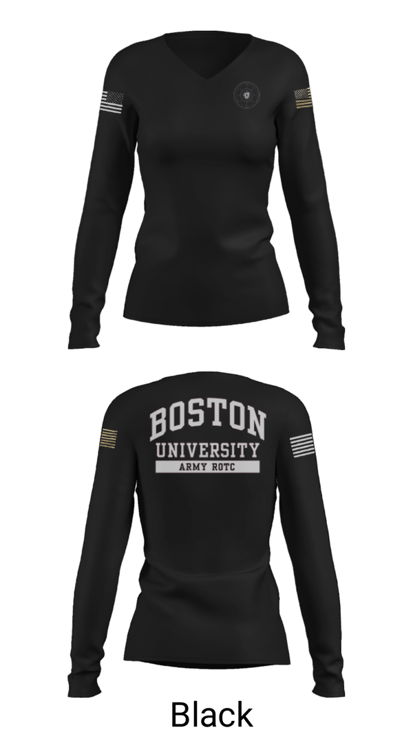 Women's Long Sleeve Vneck Shirt, , Army, Teamtime, Team time, sublimation, custom sports apparel, team uniforms, spirit wear, spiritwear, sports uniforms, custom shirts, team store, custom team store, fundraiser sports, apparel fundraiser
