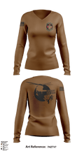 Desert Dustoff 78668049 Women's Long Sleeve V-neck Shirt - 2