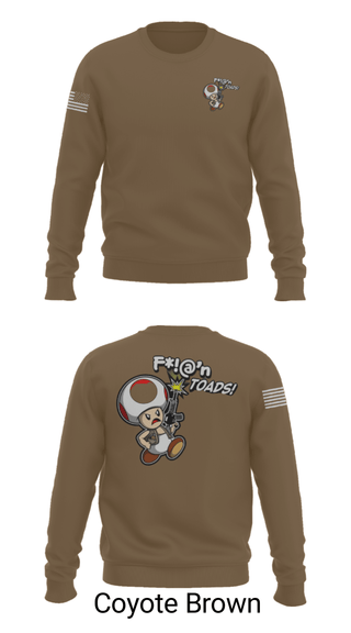 Crew Neck Sweatshirt, , Army, Teamtime, Team time, sublimation, custom sports apparel, team uniforms, spirit wear, spiritwear, sports uniforms, custom shirts, team store, custom team store, fundraiser sports, apparel fundraiser