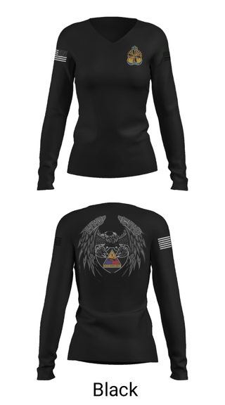 Women's Long Sleeve Vneck Shirt, , Army, Teamtime, Team time, sublimation, custom sports apparel, team uniforms, spirit wear, spiritwear, sports uniforms, custom shirts, team store, custom team store, fundraiser sports, apparel fundraiser