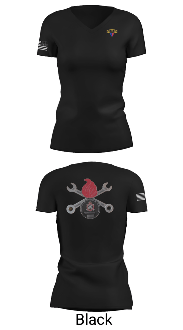Women's Short Sleeve Vneck Shirt, , National Guard, Teamtime, Team time, sublimation, custom sports apparel, team uniforms, spirit wear, spiritwear, sports uniforms, custom shirts, team store, custom team store, fundraiser sports, apparel fundraiser