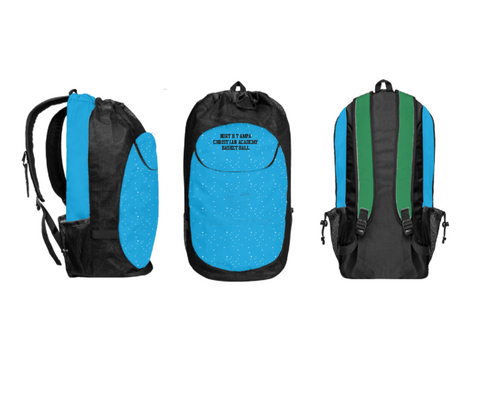 Gear Bag, North Tampa Christian Academy Basketball, Men's Basketball, Teamtime, Team time, sublimation, custom sports apparel, team uniforms, spirit wear, spiritwear, sports uniforms, custom shirts, team store, custom team store, fundraiser sports, apparel fundraiser
