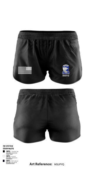 Women's Shorts, ARMY ROTCArmy ROTC, Army, Teamtime, Team time, sublimation, custom sports apparel, team uniforms, spirit wear, spiritwear, sports uniforms, custom shirts, team store, custom team store, fundraiser sports, apparel fundraiser