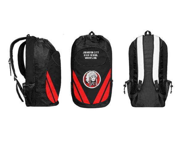 Gear Bag, Johnston City High School Wrestling, Wrestling, Teamtime, Team time, sublimation, custom sports apparel, team uniforms, spirit wear, spiritwear, sports uniforms, custom shirts, team store, custom team store, fundraiser sports, apparel fundraiser