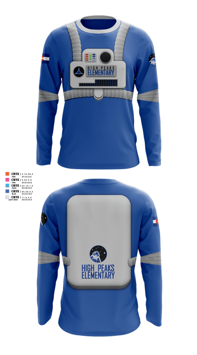 HIGH PEAKS ELEMENTARY SCHOOL 42017236 Long Sleeve Performance Shirt - 4