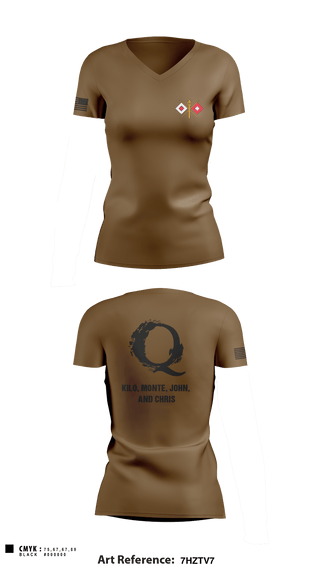 Women's Short Sleeve Vneck Shirt, , Army, Teamtime, Team time, sublimation, custom sports apparel, team uniforms, spirit wear, spiritwear, sports uniforms, custom shirts, team store, custom team store, fundraiser sports, apparel fundraiser