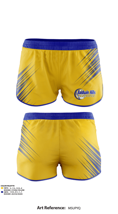 BALDWIN HILLS Softball 1733077 Track Shorts - 1