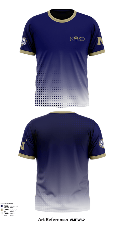 Navy Swimming and Diving 80222264 Short Sleeve Performance Shirt - 2