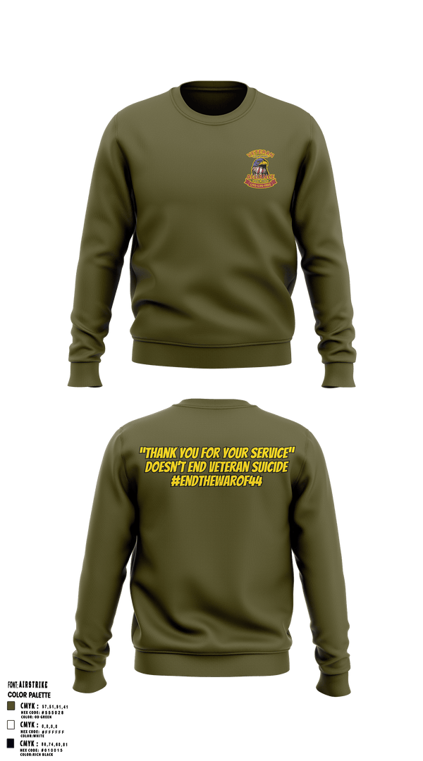 Crew Neck Sweatshirt, Veteran Coaching AllianceVeteran Coaching Alliance, , Teamtime, Team time, sublimation, custom sports apparel, team uniforms, spirit wear, spiritwear, sports uniforms, custom shirts, team store, custom team store, fundraiser sports, apparel fundraiser
