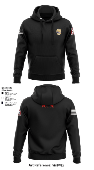 Hoodie, , Police, Teamtime, Team time, sublimation, custom sports apparel, team uniforms, spirit wear, spiritwear, sports uniforms, custom shirts, team store, custom team store, fundraiser sports, apparel fundraiser